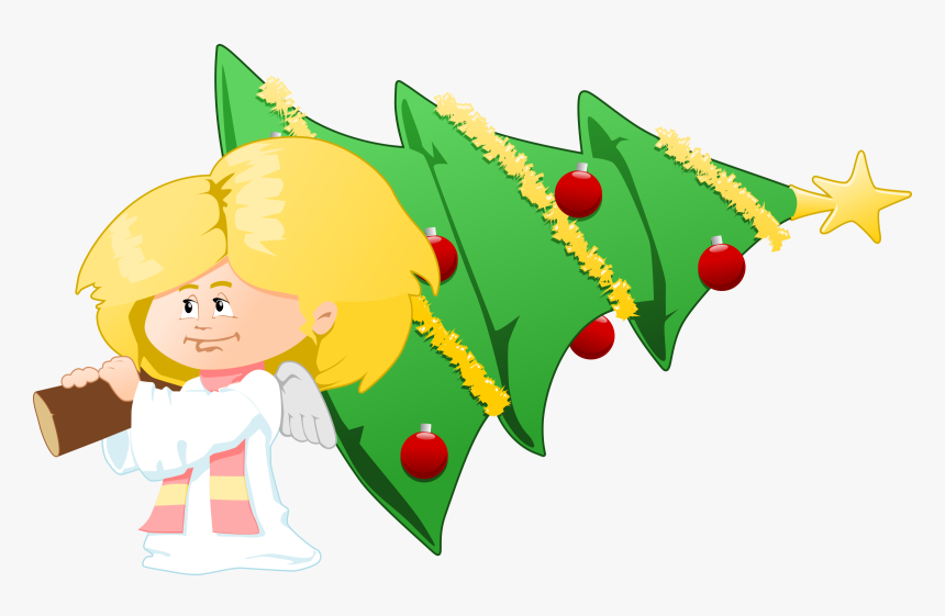 Cute Christmas Angels Clipart, HD Png Download, Free Download