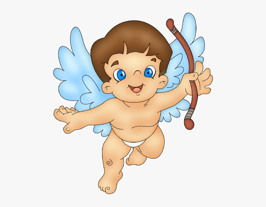 Valentine Angels Cliparts - Blue Boy Angel Png, Transparent Png, Free Download