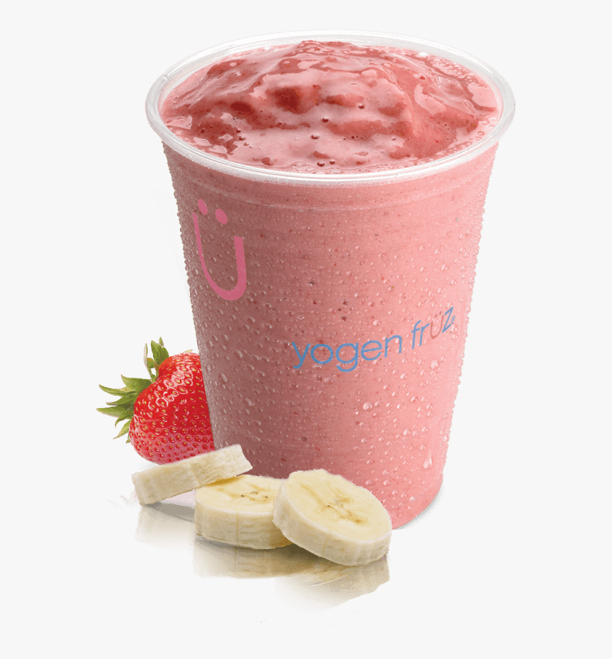 Strawberry Banana - Yogen Fruz Smoothies, HD Png Download, Free Download