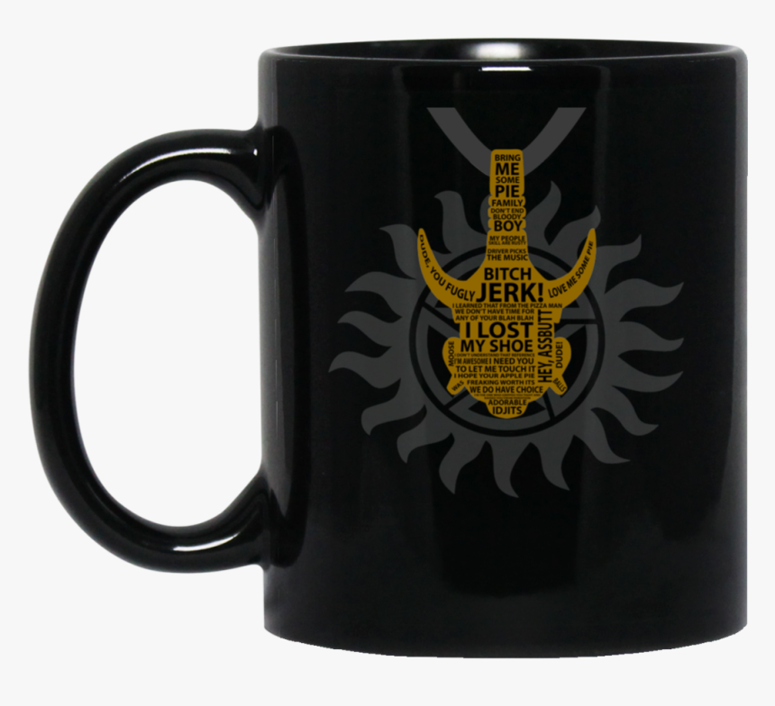 Supernatural Mug Dean Winchester Coffee Mug Tea Mug - Anti Possession Tattoo Non Timebo Mala, HD Png Download, Free Download