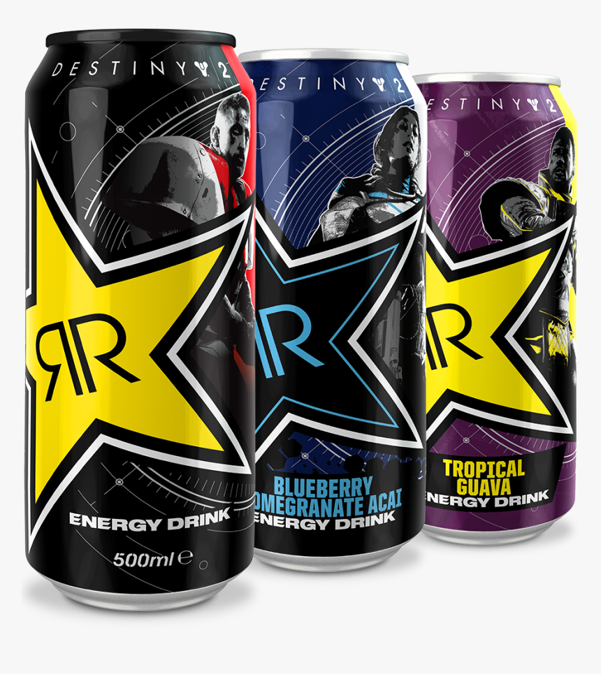 Destiny 2 Rockstar Energy Drinks , Png Download - Rockstar Energy Drink Uk, Transparent Png, Free Download