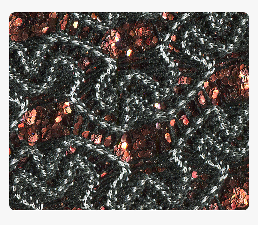 89 Black White Knitted Copper Sparkle -stiletto - Modern Art, HD Png Download, Free Download