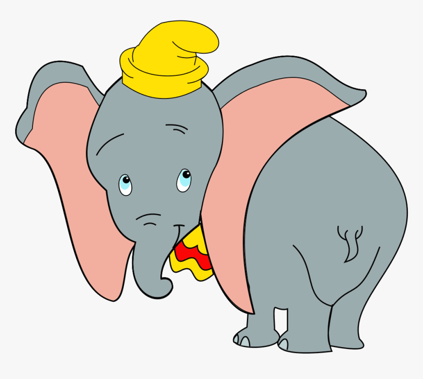 Elephant Big Ears Clipart - Jumbo The Flying Elephant, HD Png Download, Free Download