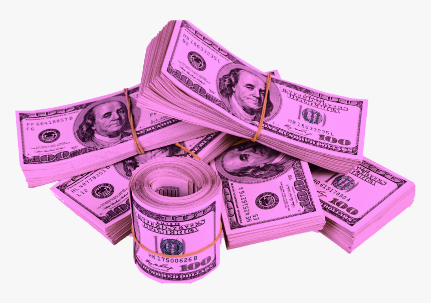 #bands #money #stacks #$ #dollarsign #bills #hundreds - Pack Of Money Png, Transparent Png, Free Download