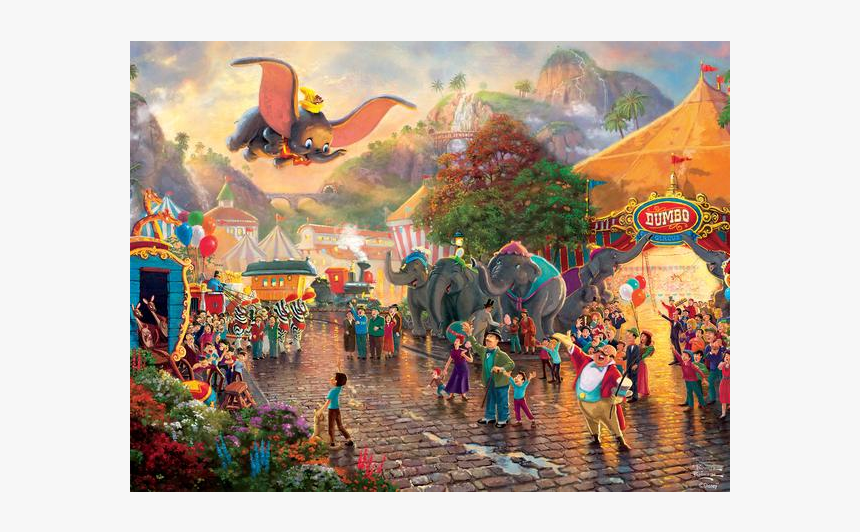 Thomas Kinkade Dumbo Puzzle, HD Png Download, Free Download