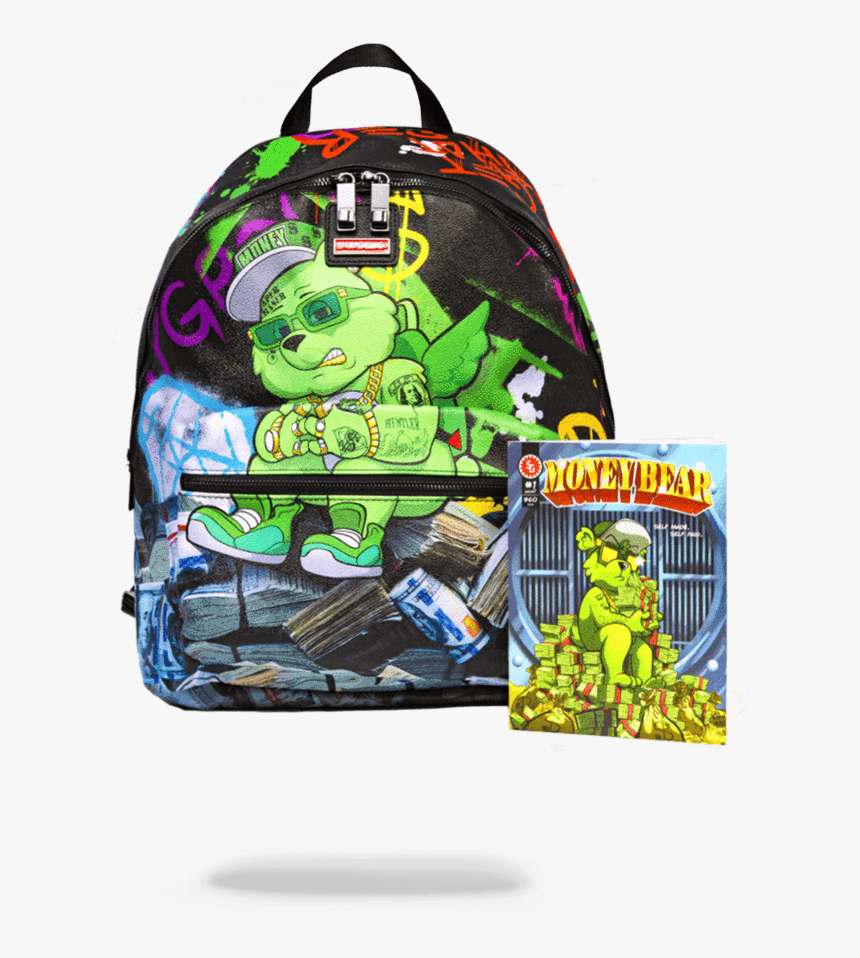 Sprayground Money Bear Stacks, HD Png Download, Free Download