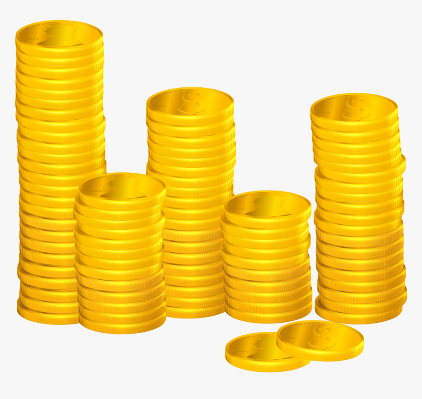 Stacks Of Coins Clipart Png Image Free Download Searchpng - Plastic, Transparent Png, Free Download
