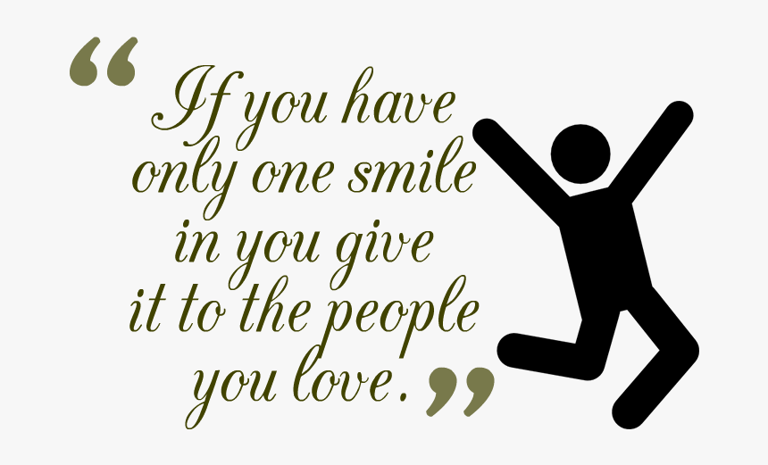 Smile Quotes Png High-quality Image - Calligraphy, Transparent Png, Free Download