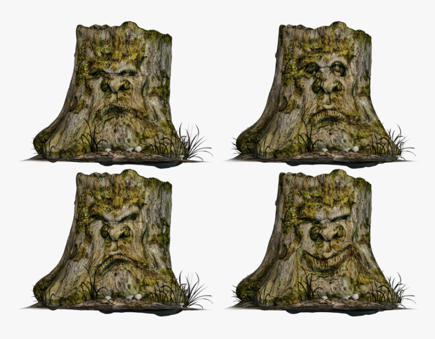 Tree Face Png, Transparent Png, Free Download