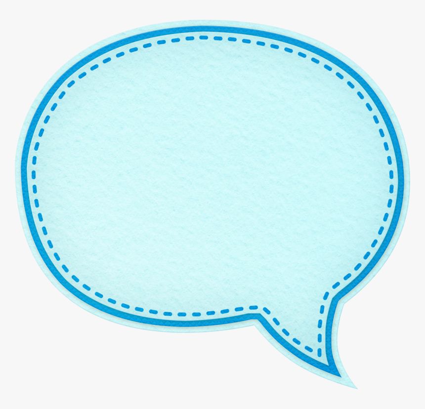 Transparent Iphone Text Bubble Png Blue - Transparent Background Cute Speech Bubble, Png Download, Free Download