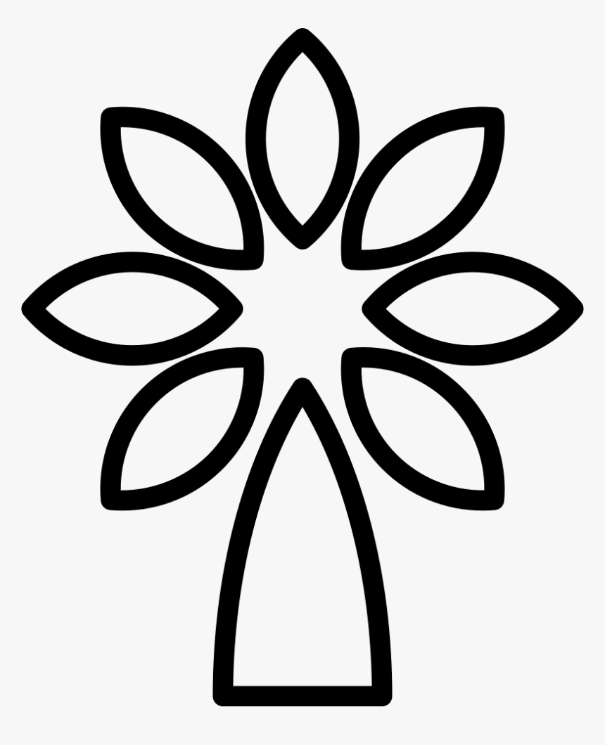 Plant Flower Outline - Beuti Skincare, HD Png Download, Free Download