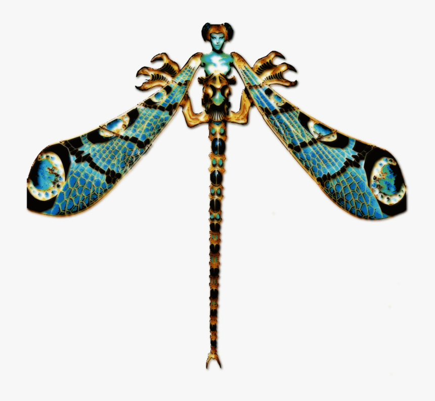 More Like Lalique Dragonfly For Print By Permutate - Dragonfly Corsage Rene Lalique, HD Png Download, Free Download