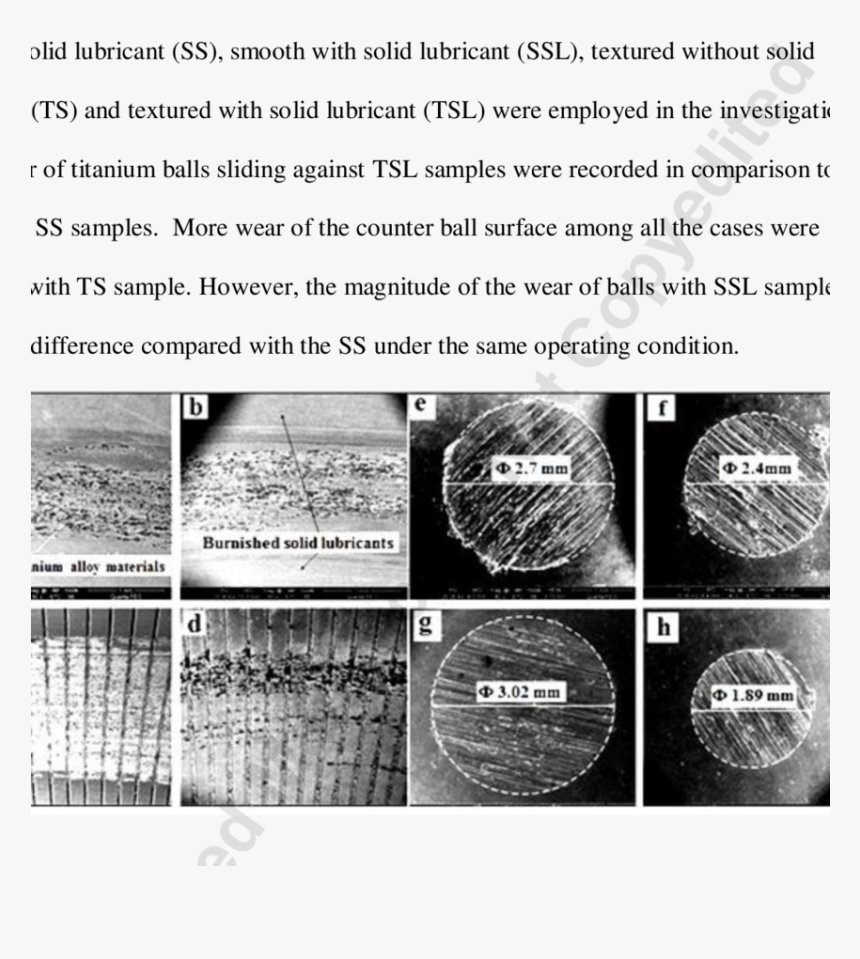 Sem Images Of Wear Scars On Wc And Cobalt Cemented - Monochrome, HD Png Download, Free Download