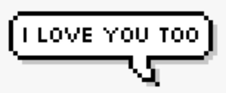 Love You Text Bubble Png, Transparent Png, Free Download