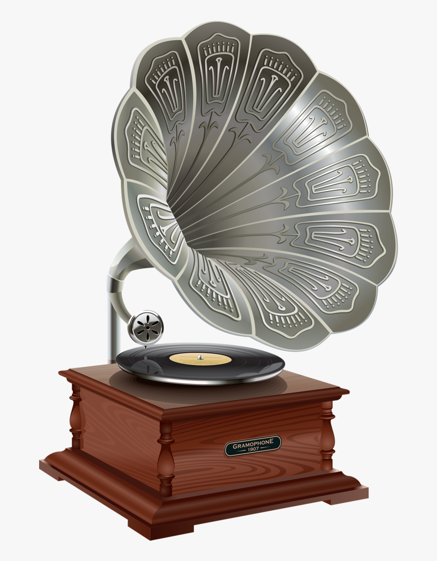 Old Music Player Png - Old Gramophone, Transparent Png, Free Download