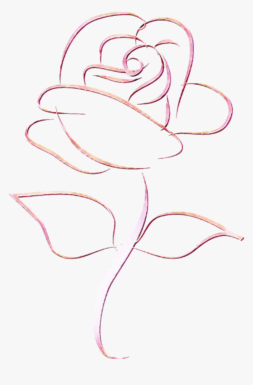#flower #outline - Sketch, HD Png Download, Free Download