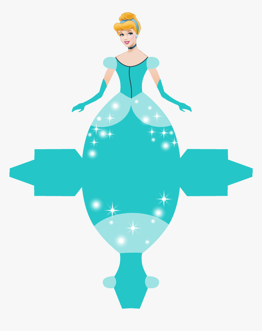 Disney Box Cinderella Disney Crafts Free - Paper Craft Princess, HD Png Download, Free Download