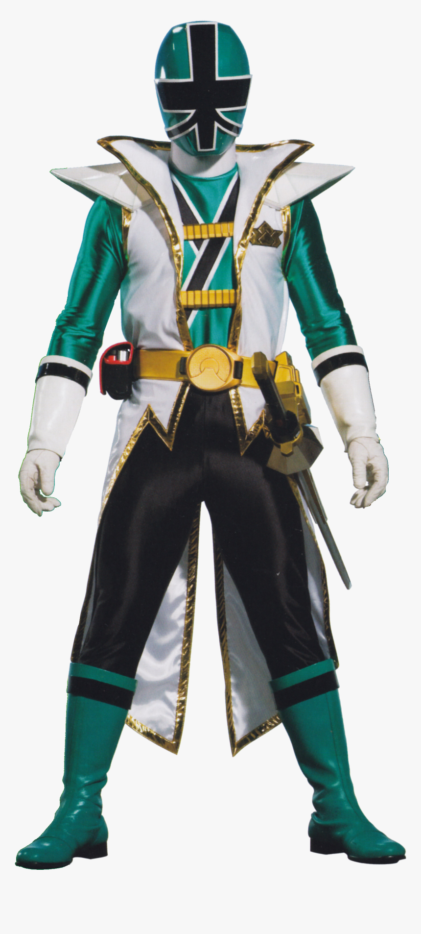 Clip Art Image Super Shinken Green - Power Ranger Samurai Gold, HD Png Download, Free Download