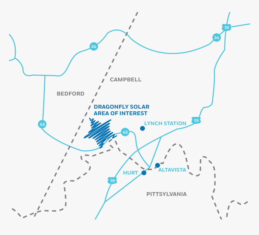 Dragonfly Map Adjusted-01 - Map, HD Png Download, Free Download