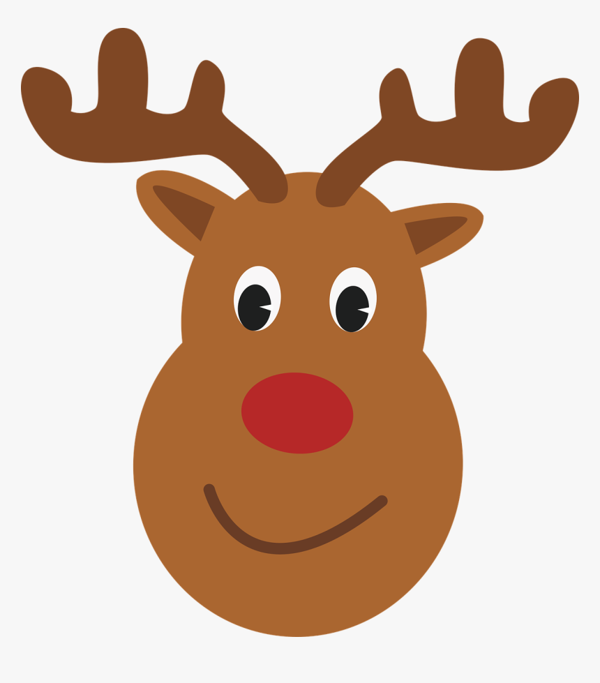 Deer, Reindeer, Rudolf, Christmas, Santa - Rudolph Christmas Reindeer, HD Png Download, Free Download