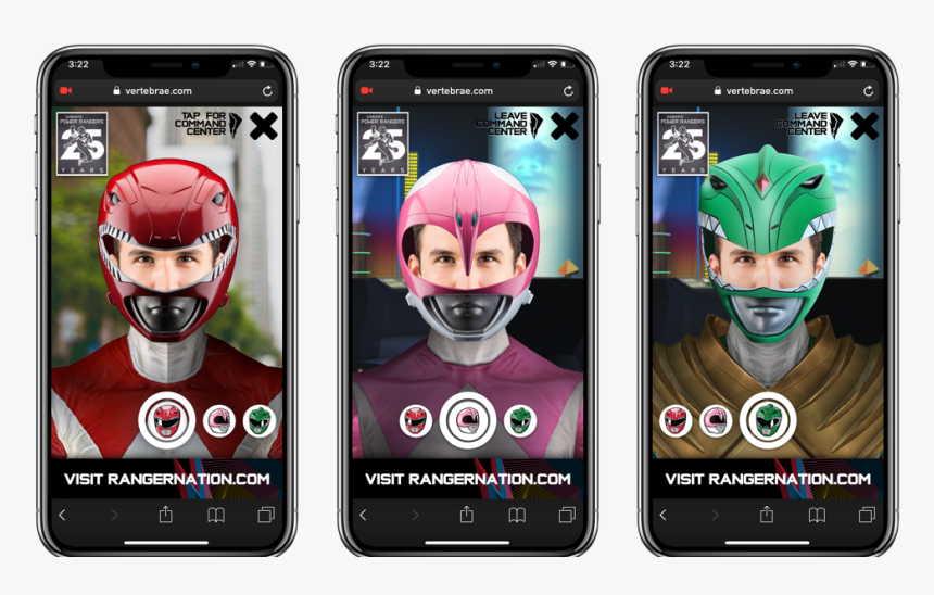 Power Rangers Ar - Augmented Reality Advertising 2018, HD Png Download, Free Download