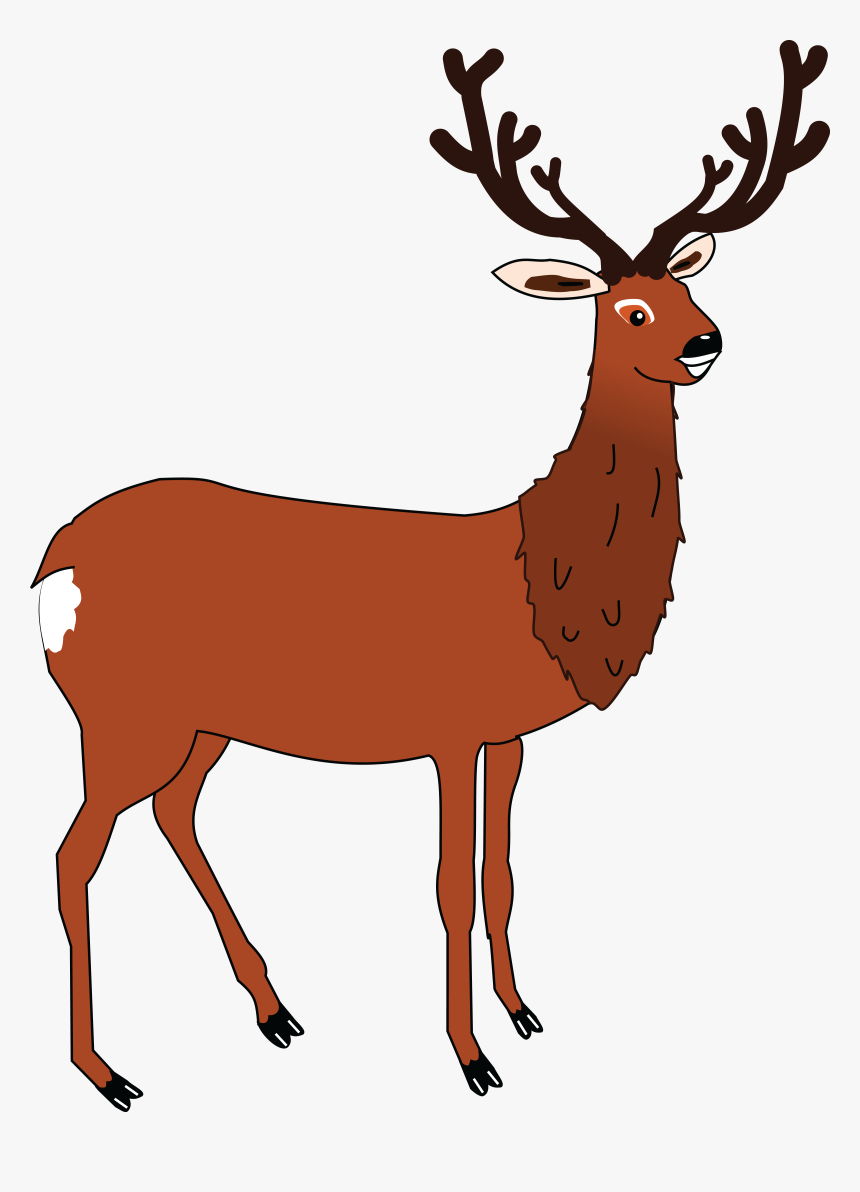 Transparent Rudolph Antlers Png - Big Deer Clipart, Png Download, Free Download