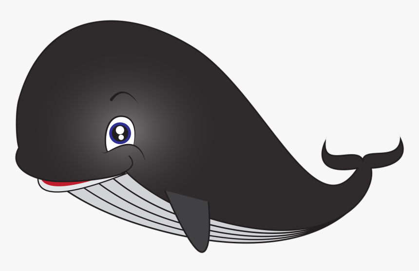 Sperm Whale Cartoon Clip Art - Transparent Whale Clipart, HD Png Download, Free Download