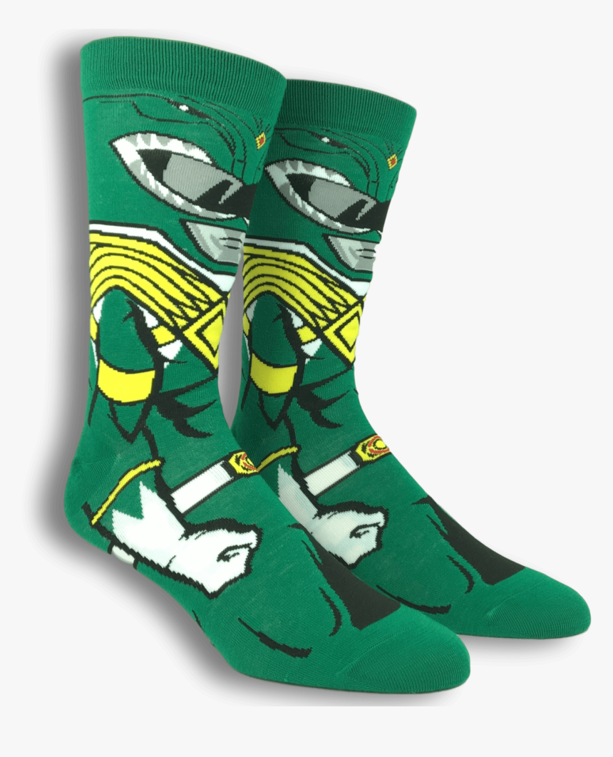 Power Rangers Green Ranger 360 Socks"
 Class= - Sock, HD Png Download, Free Download