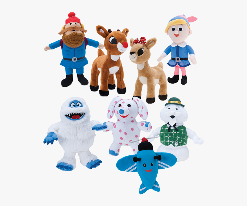 Rudolph The Red Nosed Reindeer Plush Toys , Png Download - Rudolph Characters Plush, Transparent Png, Free Download