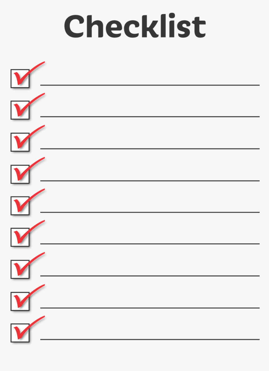 Checklist Boxes, HD Png Download, Free Download