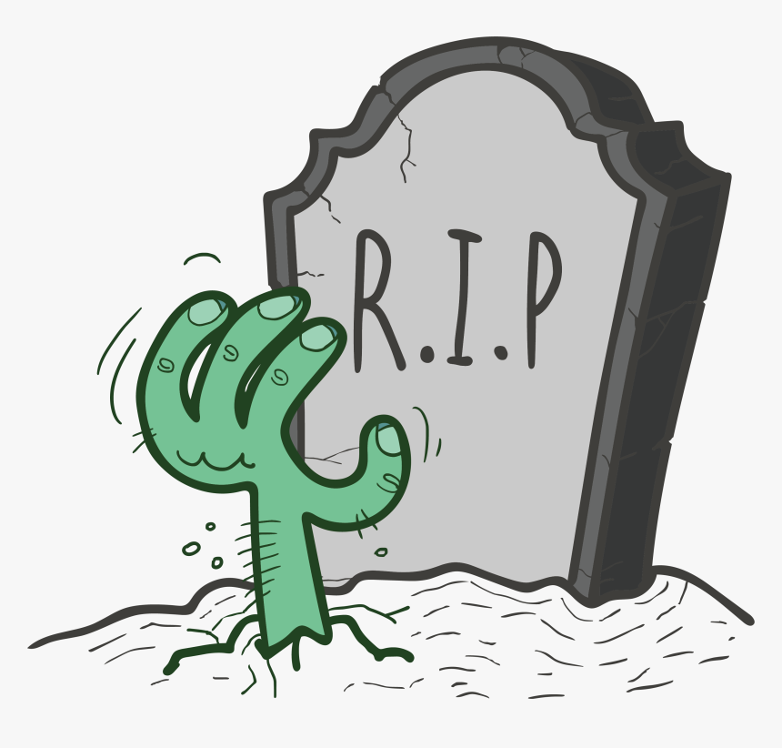 Transparent Graveyard Clipart - Transparent Background Halloween Gravestone Clipart, HD Png Download, Free Download