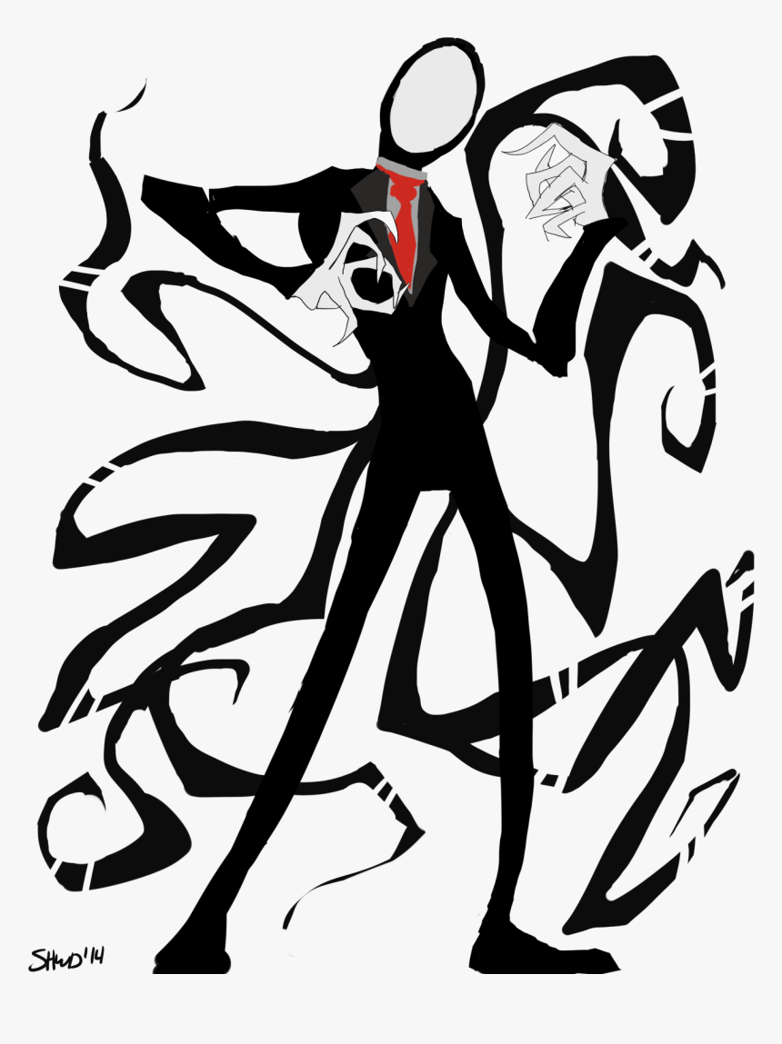 Slenderman With A Transparent Background - Illustration, HD Png Download, Free Download