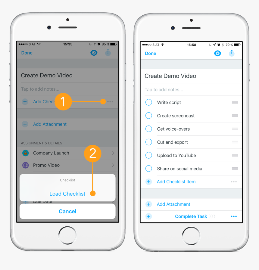 Mobile Checklist Ios, HD Png Download, Free Download