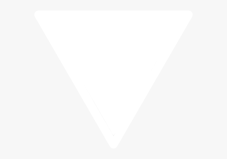 White Upside Down Triangle, HD Png Download, Free Download