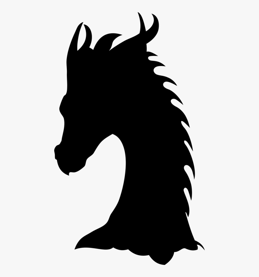 Chinese Shop Of Library Buy Clip Art - Dragon Head Silhouette Of A Dragon, HD Png Download, Free Download