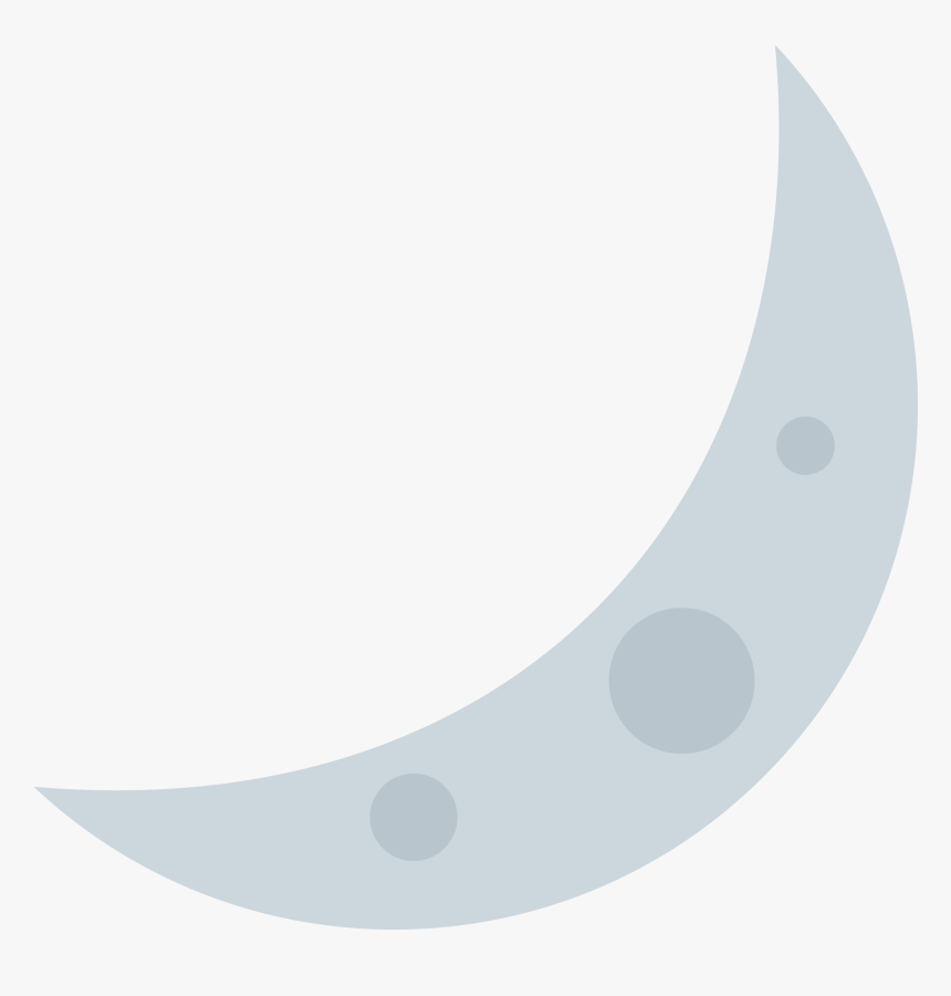 Crescent Moon Emoji Iphone , Png Download - Crescent Moon Emoji Twitter, Transparent Png, Free Download