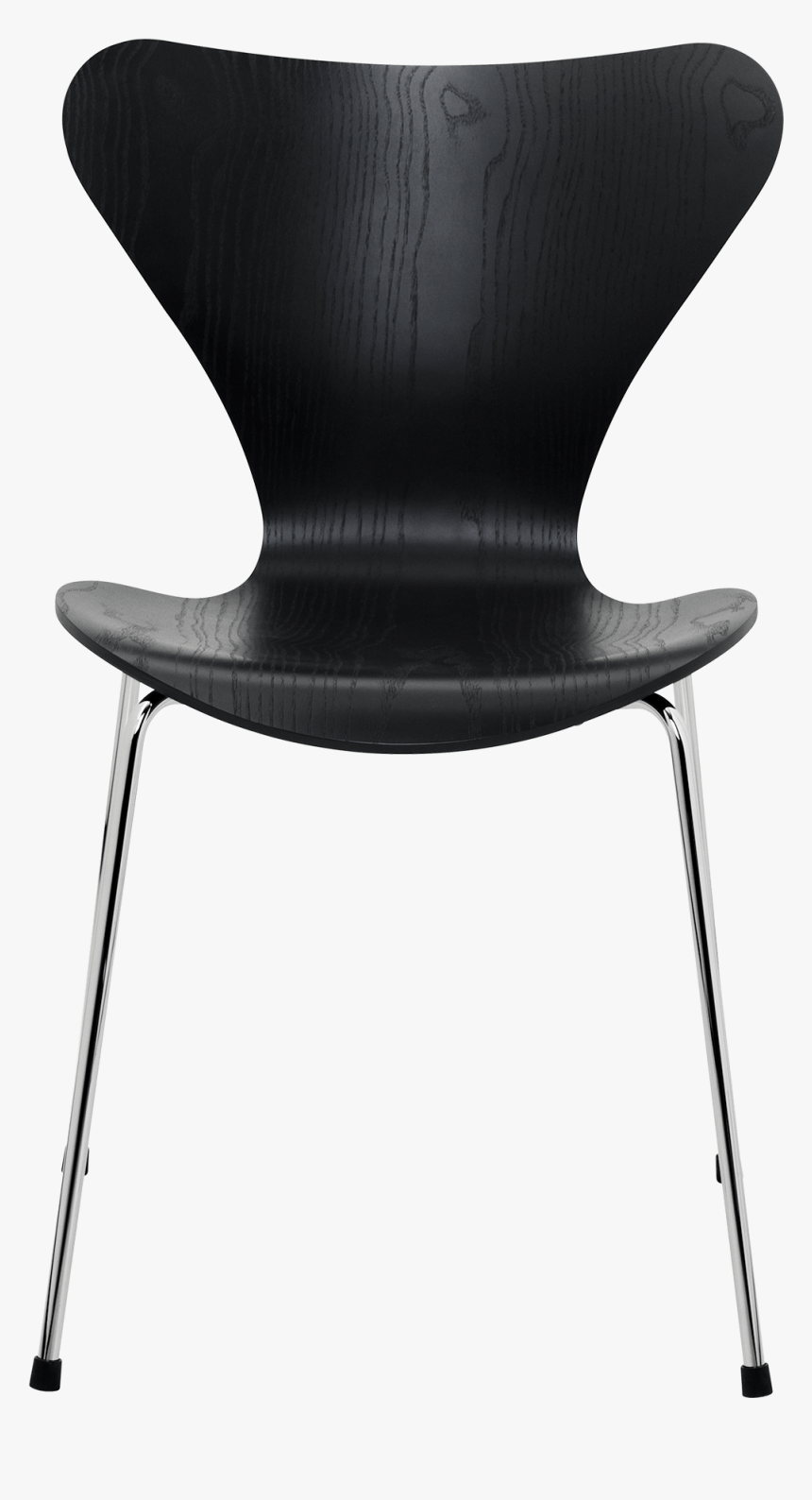 Series 7 Chair Arne Jacobsen Coloured Ash Black - Fritz Hansen Series 7 Chair, HD Png Download, Free Download
