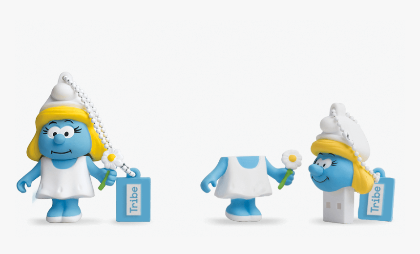 Smurfette Usb Flash Drive - Pendrive Smerf, HD Png Download, Free Download