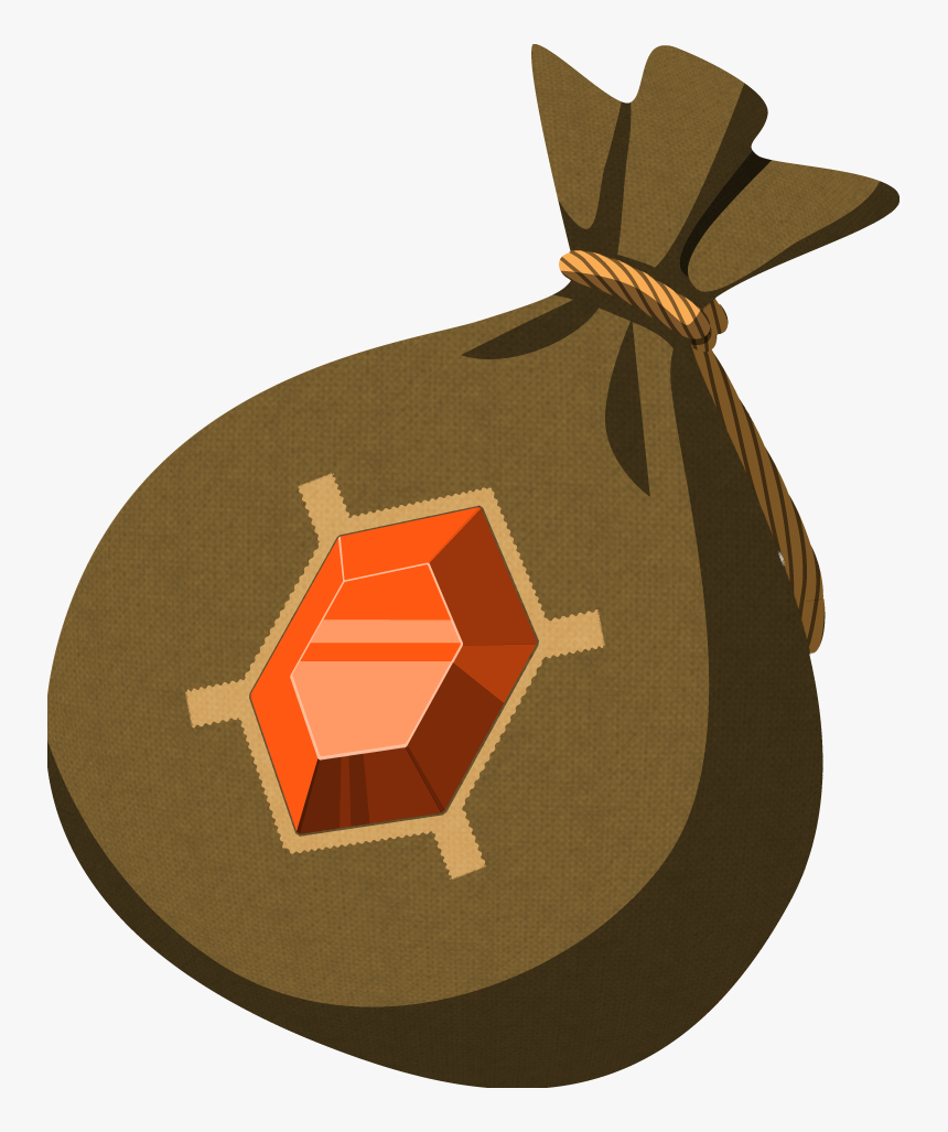 Zelda Rupee Png - Zelda Wallet Png, Transparent Png, Free Download