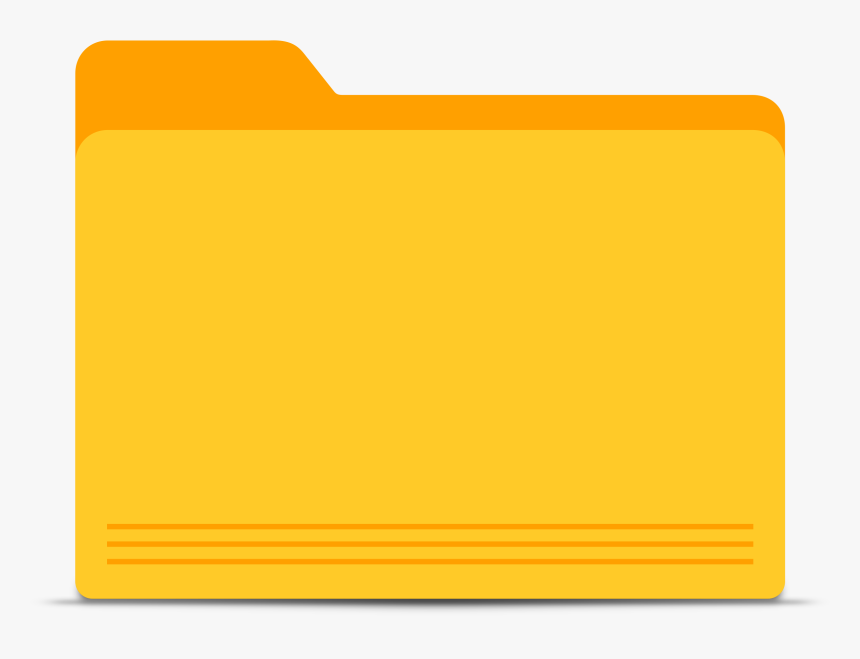 Post It Note,square,angle - Yellow Folder Icon Png, Transparent Png, Free Download