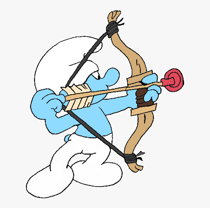 Transparent Archery Png - Archer Clumsy Smurf, Png Download, Free Download