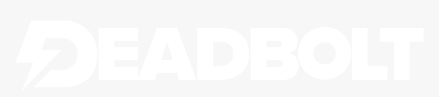 Deadbolt Logo White - Graphics, HD Png Download, Free Download
