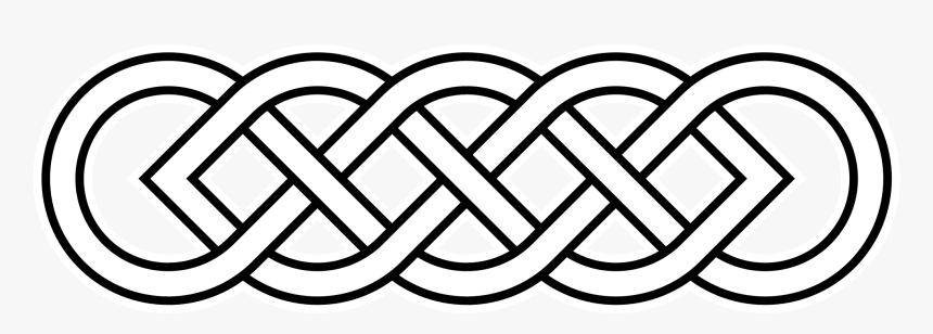 Transparent Celtic Border Png - Black And White Celtic Knots, Png Download, Free Download