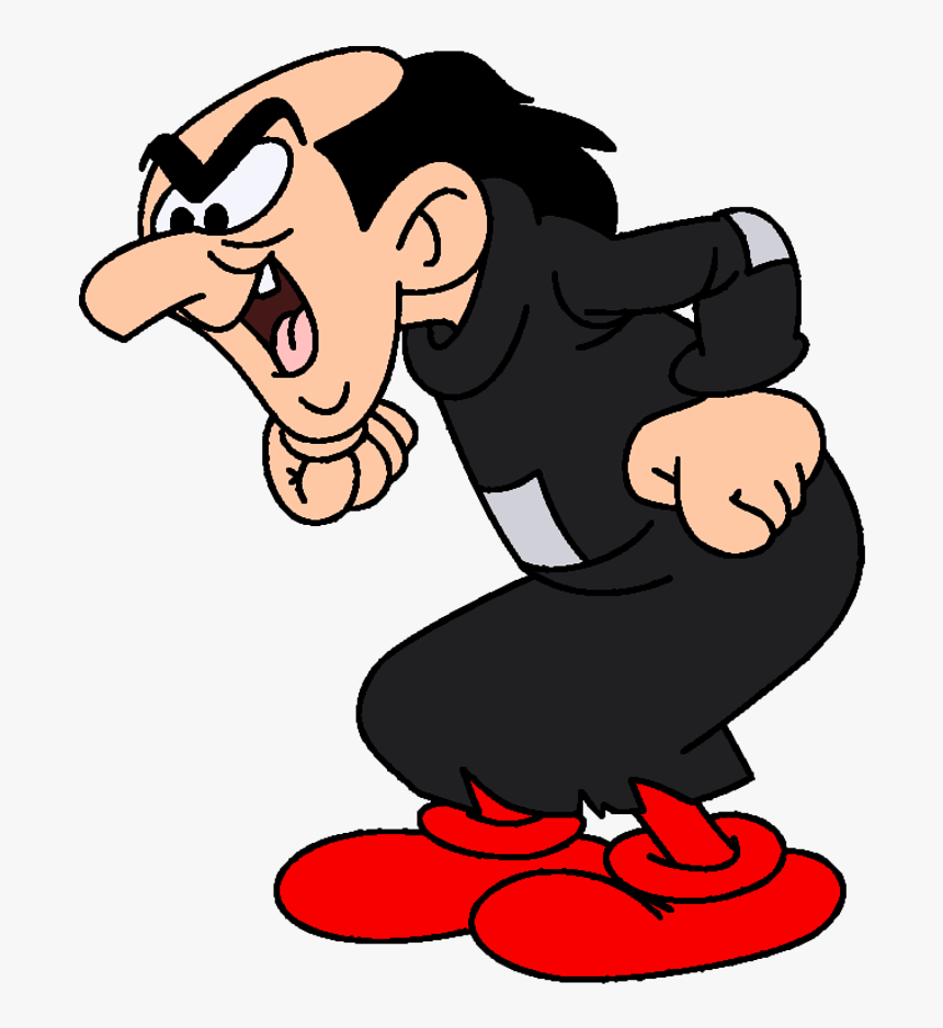 Smurfs Gargamel Sign Animation Smurf The Jokey Clipart - Gargamel Png, Tran...