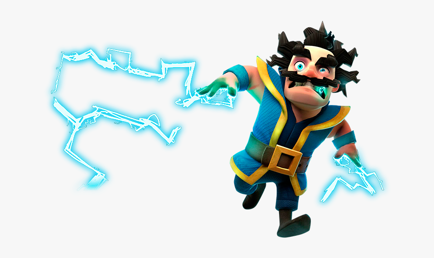 Mago - Clash Royale Electro Wizard Png, Transparent Png, Free Download