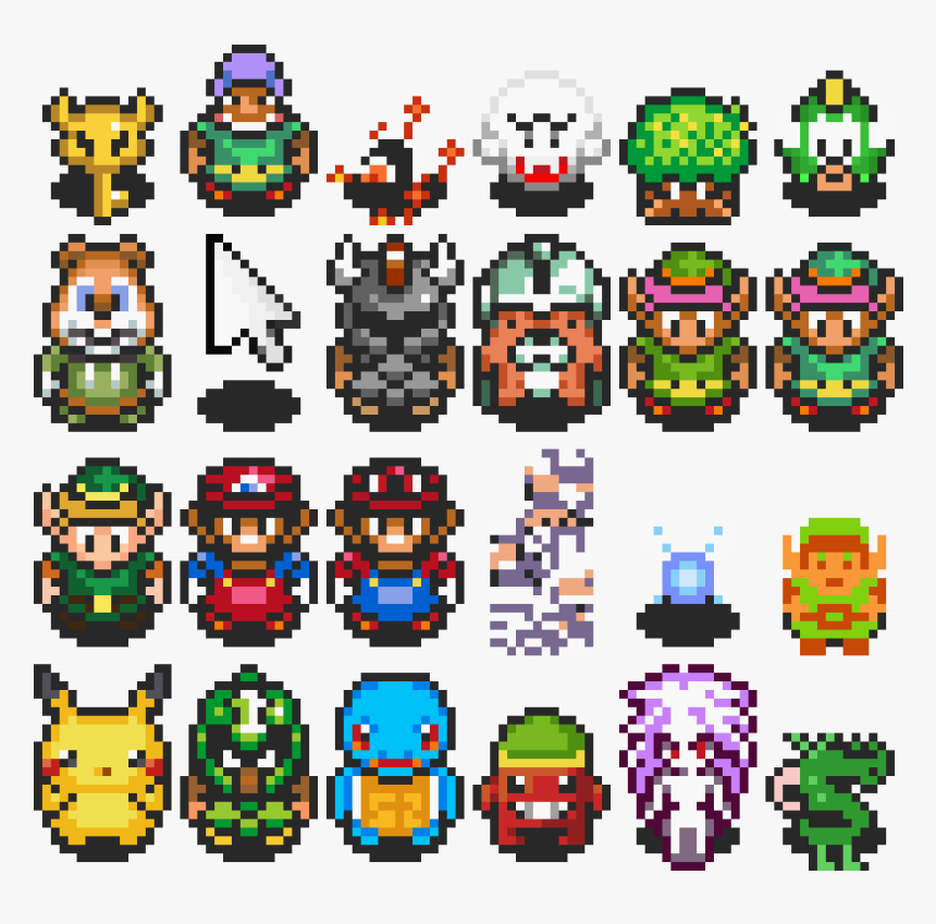 Link Sprite Options - 16 Bit Link Sprite, HD Png Download, Free Download