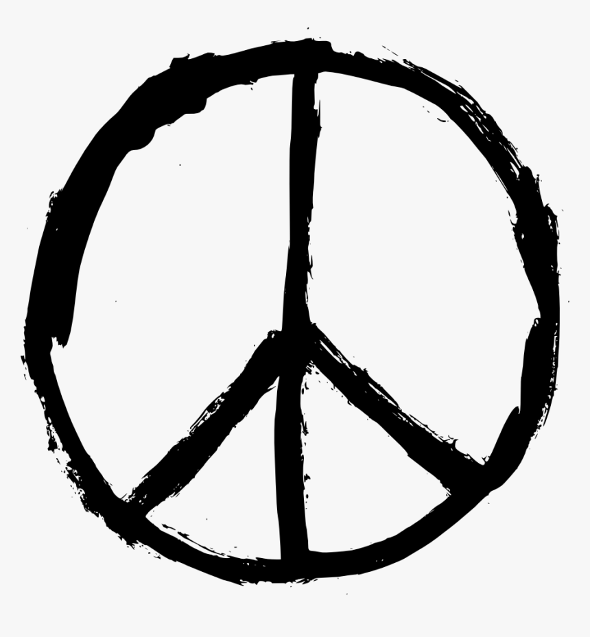 Peace Symbol Png - Circle With Three Lines Symbol, Transparent Png, Free Download