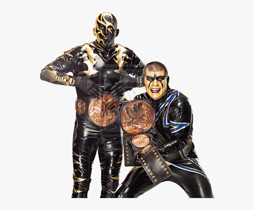 Wwe Tag Team Championship Gold Stardust Render By Dinesh-musiclover - Goldust Tag Team Champion, HD Png Download, Free Download