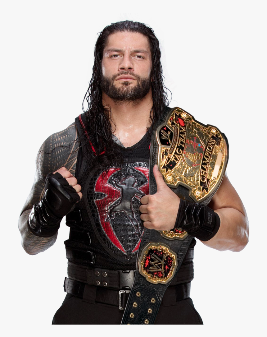 Transparent Wwe Tag Team Championship Png - Roman Reigns Wwe Universal Champion, Png Download, Free Download