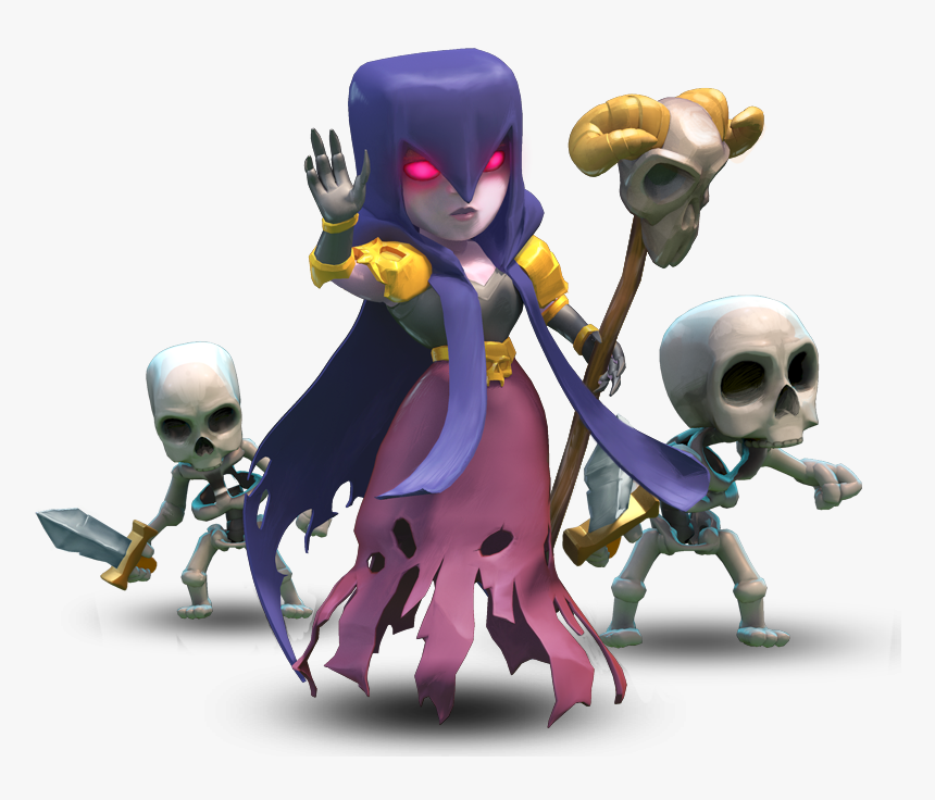 Clash Royale Witch Png - Clash Of Clans Characters, Transparent Png, Free Download